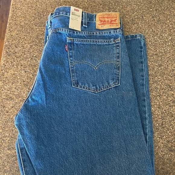 Levi's Other - Levi’s men’s 517 Boot Cut Blue Denim Jeans 42 NWT
